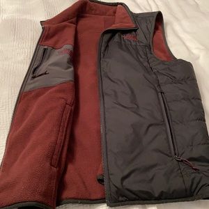 North Face reversible outer vest